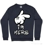 Bluza ADLER barbat I am hers Denim inchis