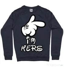 Bluza ADLER barbat I am hers Denim inchis