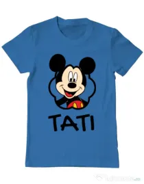 Tricou ADLER barbat Mouse daddy Albastru azuriu