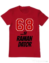 Tricou ADLER barbat 68 si raman dator Rosu
