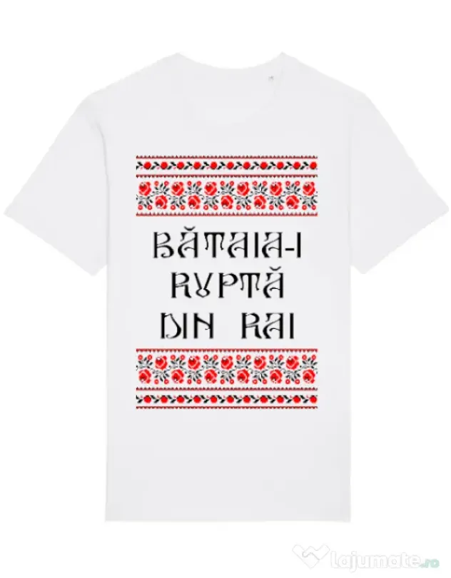 Tricou STANLEY STELLA barbat Bataia e rupta din rai Alb