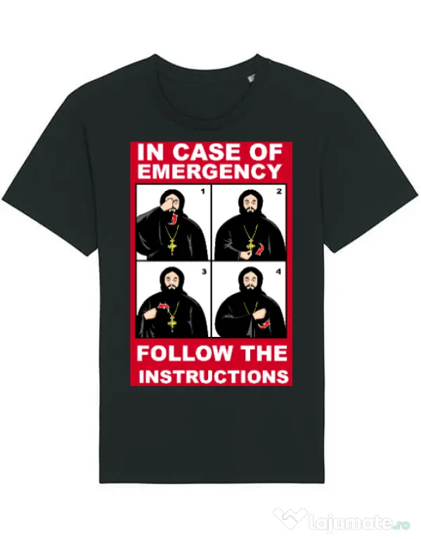 Tricou STANLEY STELLA barbat In case of emergency Negru