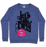 Bluza ADLER barbat Lets talk dirty Albastru melanj