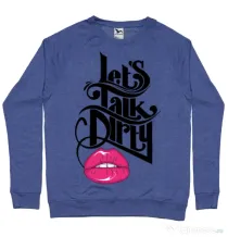Bluza ADLER barbat Lets talk dirty Albastru melanj