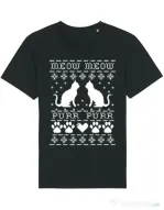 Tricou STANLEY STELLA barbat Meow purr Negru