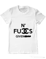 Tricou ADLER barbat No fucks given Alb