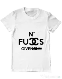 Tricou ADLER barbat No fucks given Alb