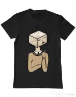 Tricou ADLER barbat Am I thinking outside the box Negru