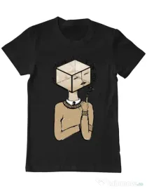 Tricou ADLER barbat Am I thinking outside the box Negru