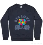 Bluza ADLER barbat Big love Denim inchis