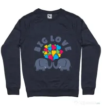 Bluza ADLER barbat Big love Denim inchis