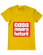 Tricou ADLER barbat Casa moara haterii Galben
