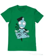 Tricou ADLER barbat Dj robot Verde mediu