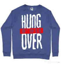 Bluza ADLER barbat Don't talk to me Albastru melanj