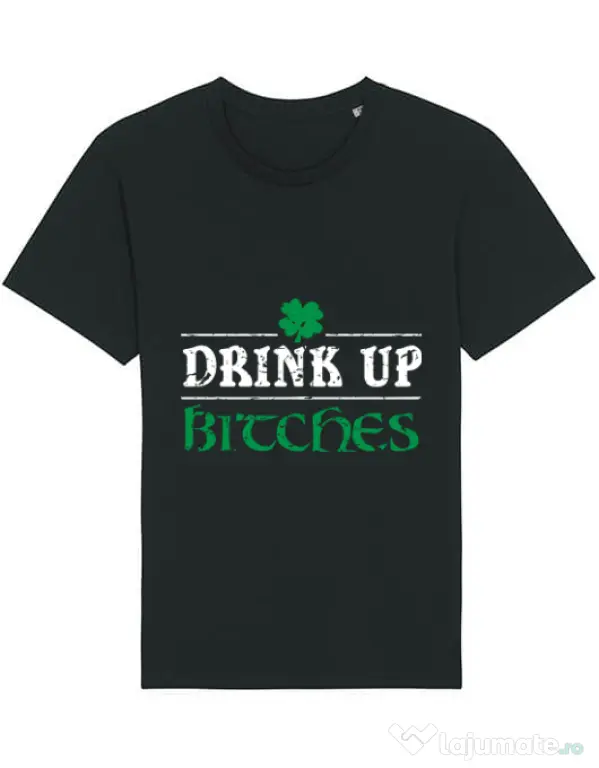Tricou STANLEY STELLA barbat Drink up bitches Negru