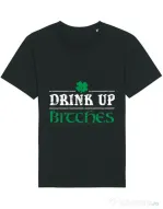 Tricou STANLEY STELLA barbat Drink up bitches Negru