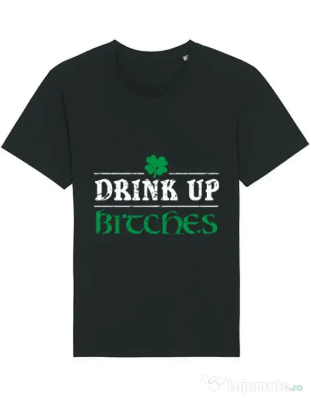 Tricou STANLEY STELLA barbat Drink up bitches Negru