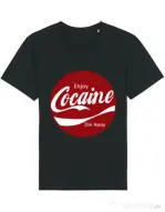 Tricou STANLEY STELLA barbat Enjoy cocaine Negru