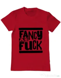Tricou ADLER barbat Fancy as fuck Rosu