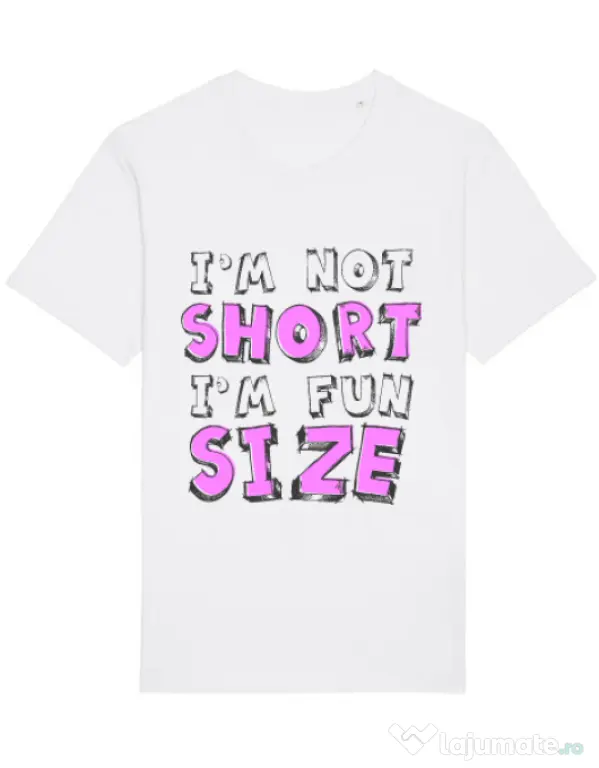 Tricou STANLEY STELLA barbat I'm not short Alb
