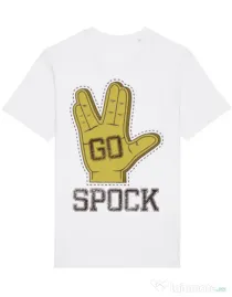 Tricou STANLEY STELLA barbat Go spock Alb