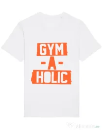 Tricou STANLEY STELLA barbat Gymaholic Alb