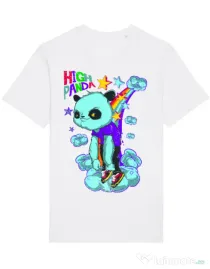 Tricou STANLEY STELLA barbat High panda Alb