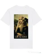 Tricou STANLEY STELLA barbat Mother of dragons 3 Alb