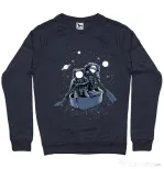Bluza ADLER barbat Across the galaxy Denim inchis