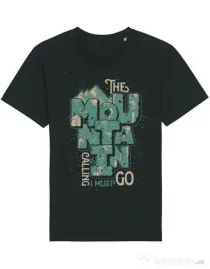 Tricou STANLEY STELLA barbat The mountain is calling, I must go! Negru