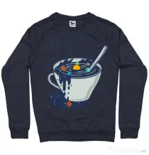 Bluza ADLER barbat Galaxy mug Denim inchis