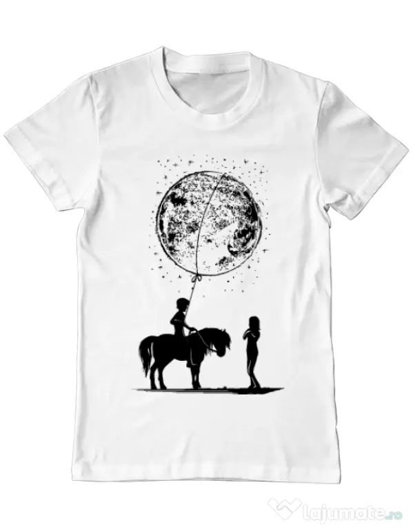 Tricou ADLER barbat Din alta lume Alb