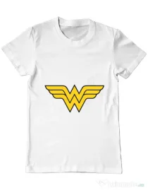 Tricou ADLER barbat Wonder woman Alb