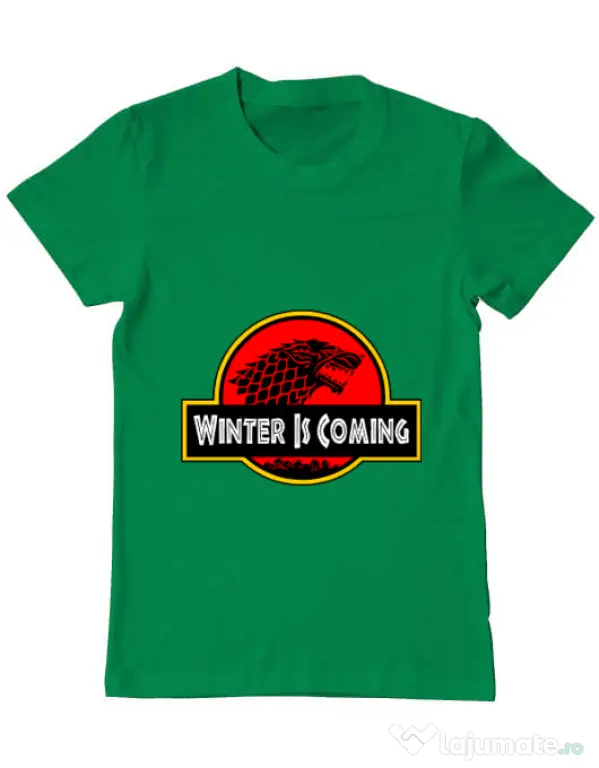 Tricou ADLER barbat Jurassic winter Verde mediu