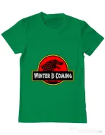 Tricou ADLER barbat Jurassic winter Verde mediu