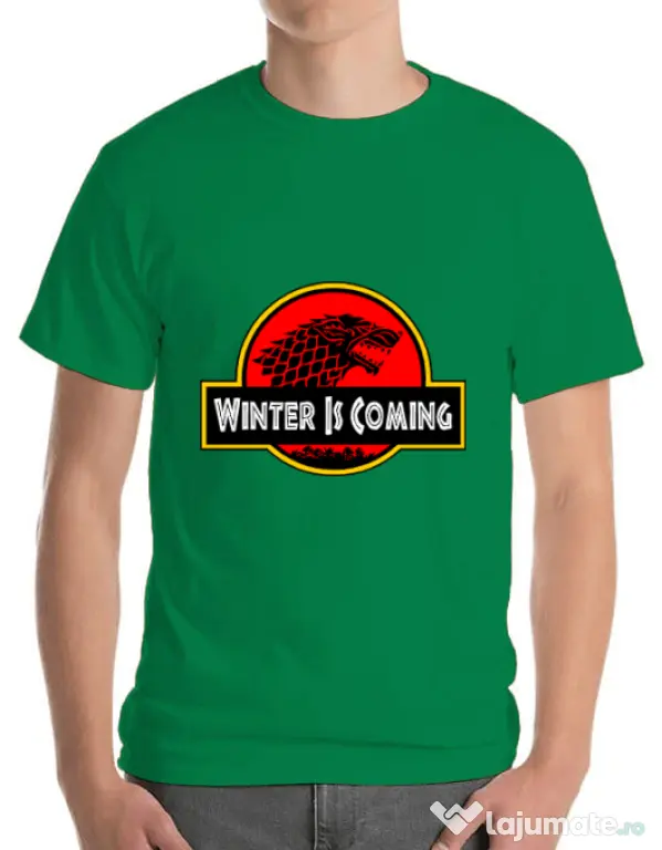 Tricou ADLER barbat Jurassic winter Verde mediu