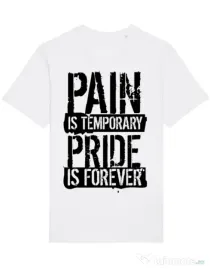 Tricou STANLEY STELLA barbat Pain and pride Alb
