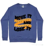 Bluza ADLER barbat Move it and lose it Albastru melanj