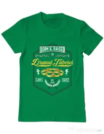 Tricou ADLER barbat Drumul taberei Verde mediu