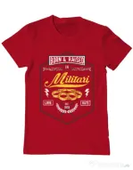 Tricou ADLER barbat Militari Rosu