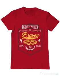Tricou ADLER barbat Brasov Rosu