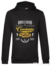 Hoodie barbat cu gluga Constanta Negru