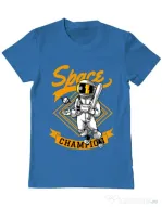 Tricou ADLER barbat Space champion Albastru azuriu