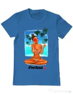 Tricou ADLER barbat Weekend Albastru azuriu