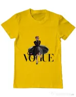 Tricou ADLER barbat Little black tutu Galben