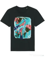 Tricou STANLEY STELLA barbat High Heels and roses Negru