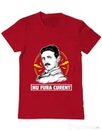 Tricou ADLER barbat Nu fura curent Rosu