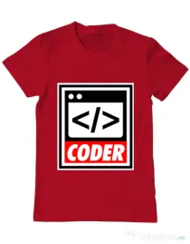 Tricou ADLER barbat Coder Rosu