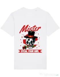 Tricou STANLEY STELLA barbat Mr. steal your girl Alb