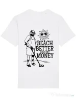 Tricou STANLEY STELLA barbat Beach better have my money Alb